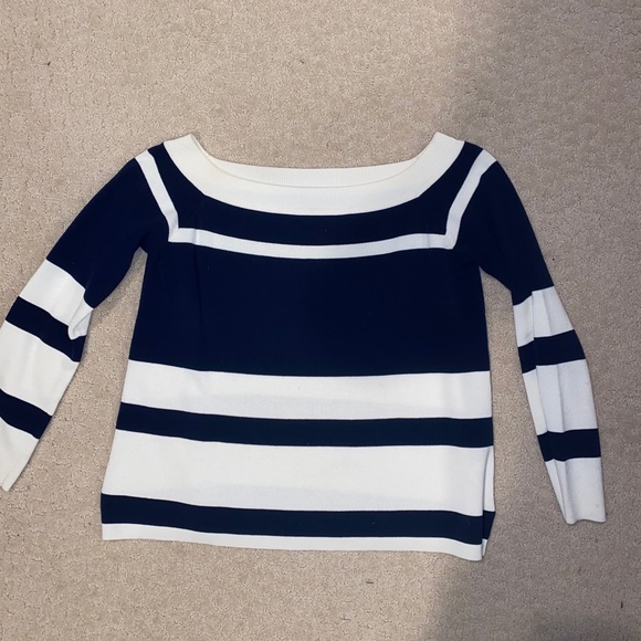 J crew long sleeve off the shoulder top - Picture 2 of 5